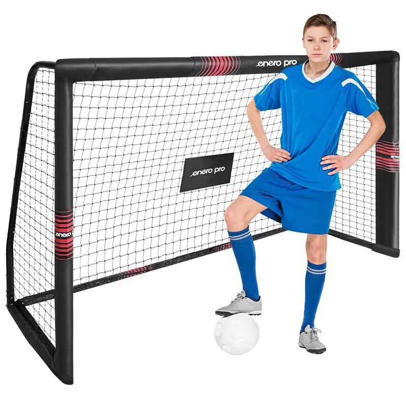Futbalová bránka Enero so sieťou, 180 x 120 x 60 cm + lopta Enero Pro
