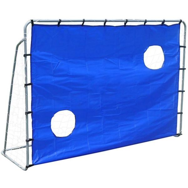 Futbalová bránka Enero so sieťou a streleckým terčom, 215 x 150 x 76 cm
