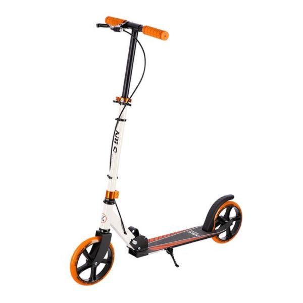HM0107 skúter, NILS EXTREME, biela, čierna a oranžová farba HM0107 skúter, NILS EXTREME, biela, čierna a oranžová farba