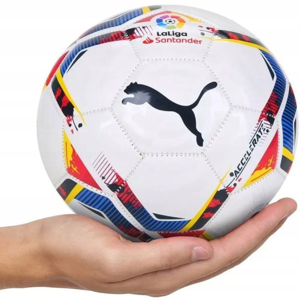 Futbalové lopty Puma Accelerate Mini, veľkosť 1, červeno-bielo-modrá farba