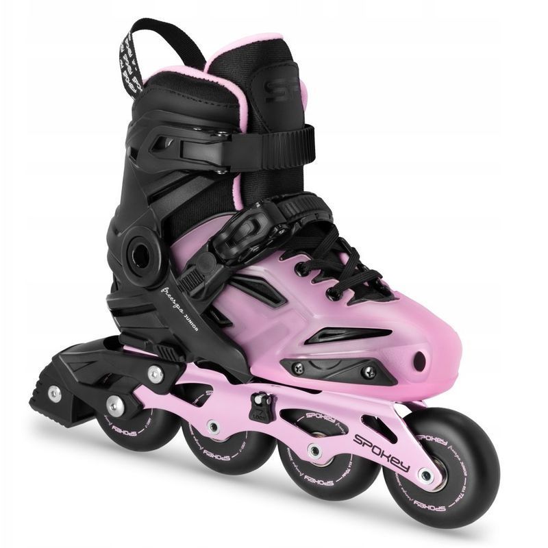 Inline korčule Spokey, Freespo Junior 944626, farba ružová