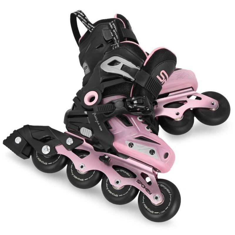 Inline korčule Spokey, Freespo Junior 944626, farba ružová