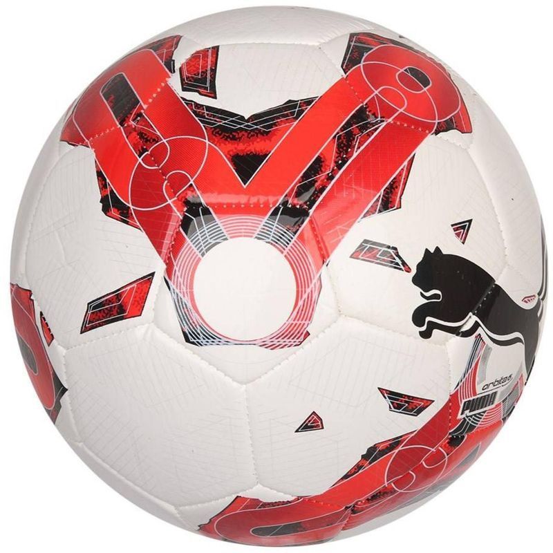Futbalové lopty Puma Orbit6, veľkosť 4, červeno-biela farba