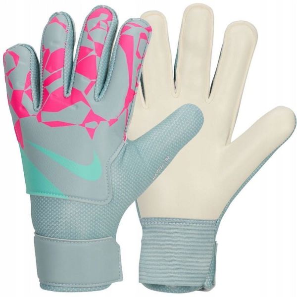 Brankárske rukavice Nike GK Match Jr, mätovo ružová farba