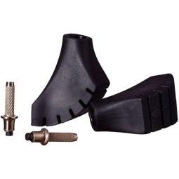 Sada hrotov a hrotov pre palice na nordic walking