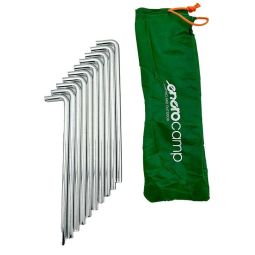 Stanové kolíky Enero Camp, 20 cm x 3 cm - 10 ks.