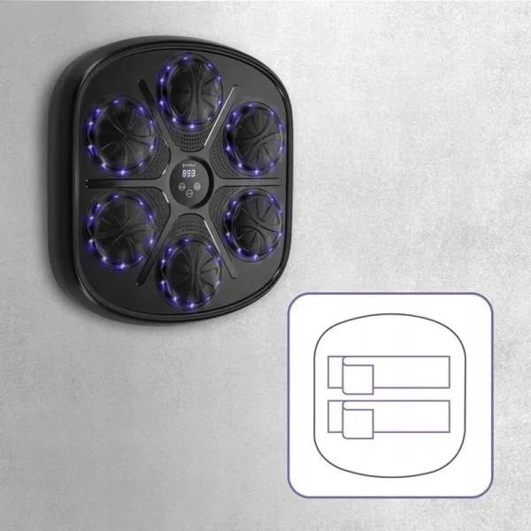Elektronický boxerský štít Nils TB03 s rukavicami,