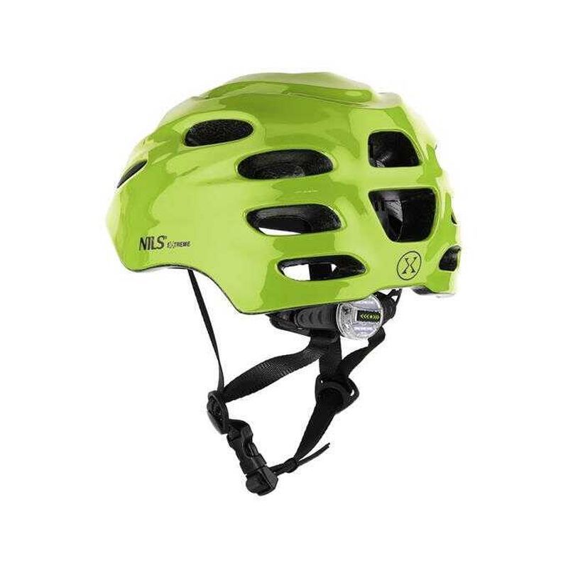 Prilba Nils Extreme Led, MTW01, farba zelená