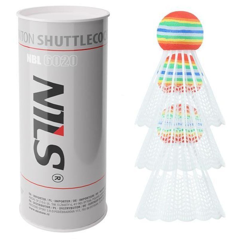 Bedmintonový raketoplán NILS NBL6020, nylonový, biely