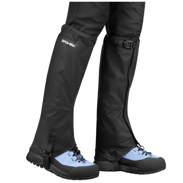 Turistické chrániče Spokey, Tracky Stuptuts, čierna farba
