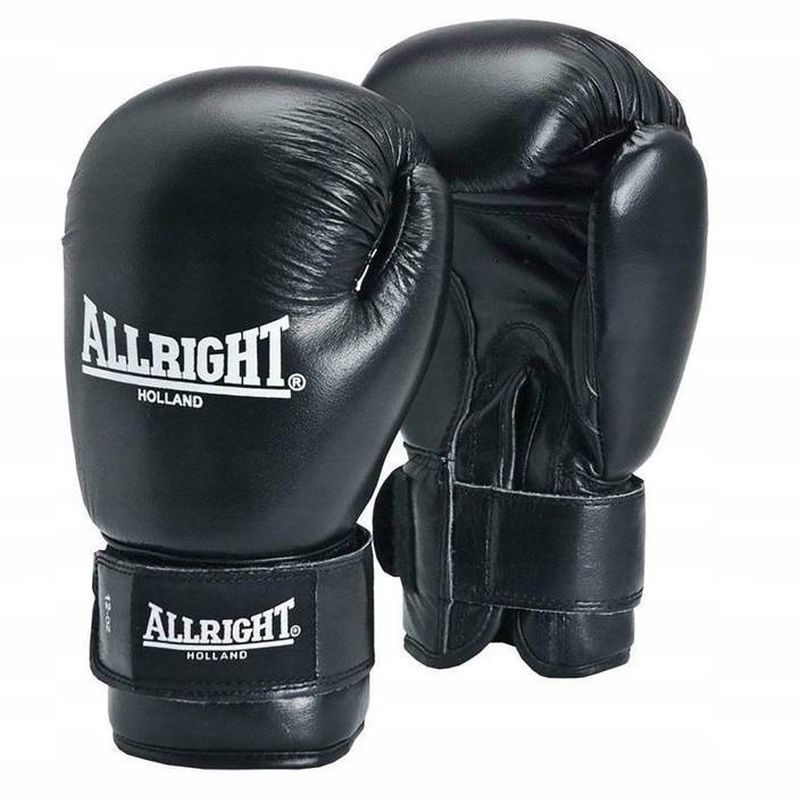 Allright boxerské rukavice čiernej farby