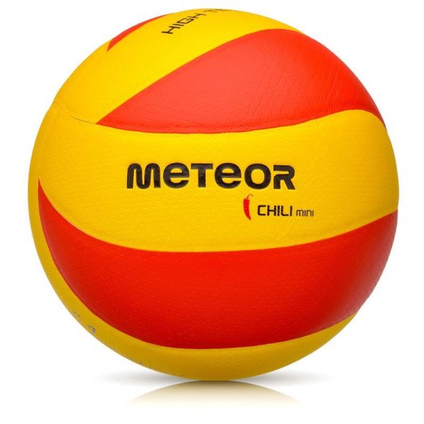 Volejbalová lopta Meteorr Chili PU, veľkosť 4, farba žlto-červená Volejbalová lopta Meteorr Chili PU, veľkosť 4, farba žlto-červená