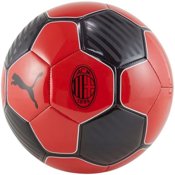 Futbalové lopty Puma AC Milan, veľkosť 5, farba červená/čierna Futbalové lopty Puma AC Milan, veľkosť 5, farba červená/čierna