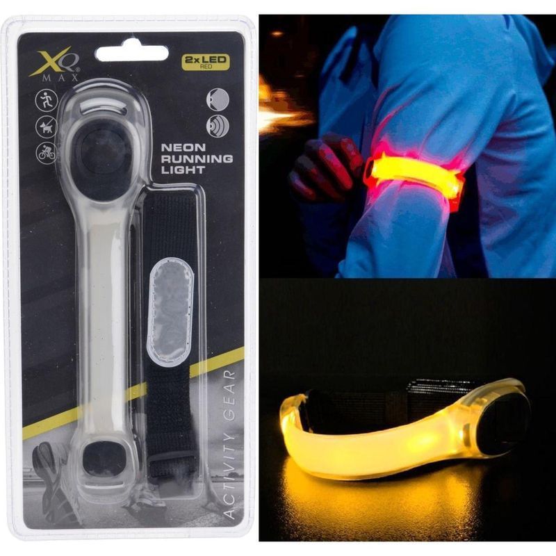 XQMAX reflexná LED páska na ruku a nohu