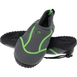 Pánska obuv do vody, sivo-červená farba