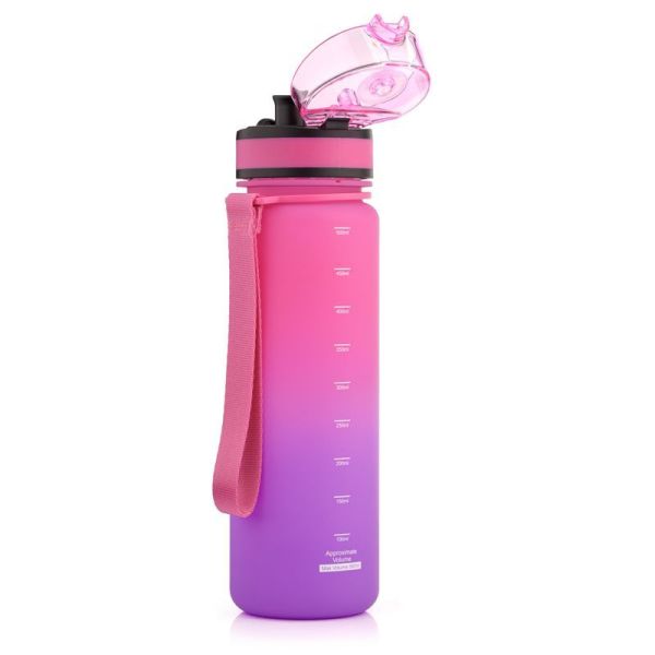 Športová fľaša Meteor 500 ml ružová/fialová Športová fľaša Meteor 500 ml ružová/fialová
