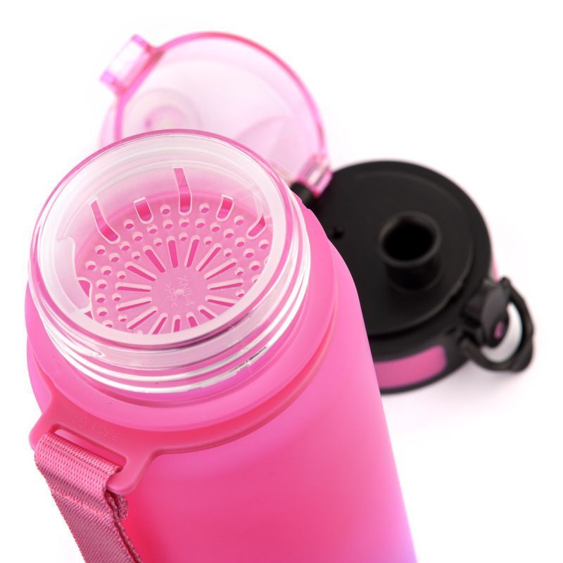 Športová fľaša Meteor 500 ml ružová/fialová