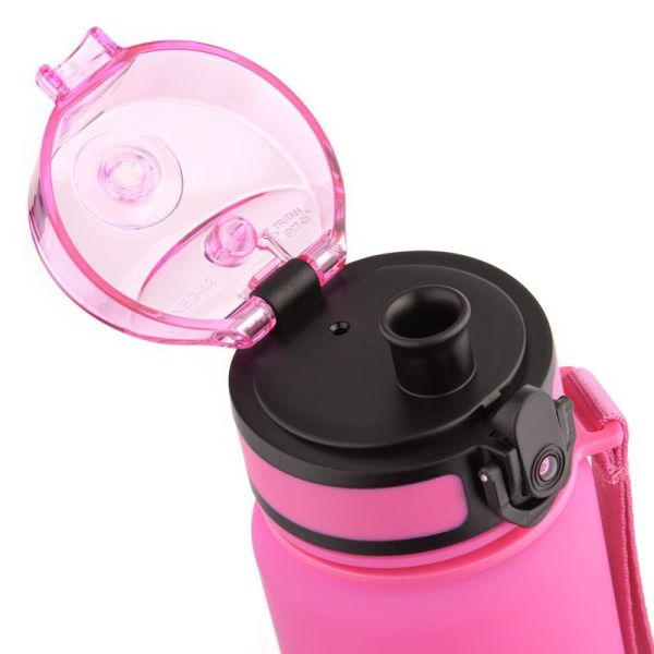 Športová fľaša Meteor 500 ml ružová/fialová