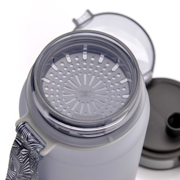 Športová fľaša Meteor 500 ml sivá