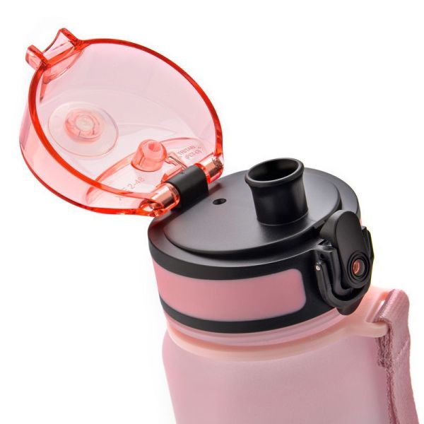 Športová fľaša Meteor 350 ml ružová/tyrkysová