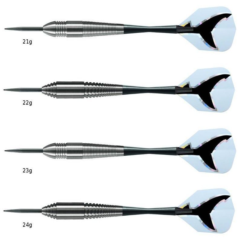 Šípky Harrows Silver Shark Blade, 23 g