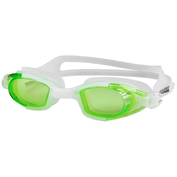 Plavecké okuliare Aqua Speed Marea Jr, zelená a biela farba Plavecké okuliare Aqua Speed Marea Jr, zelená a biela farba