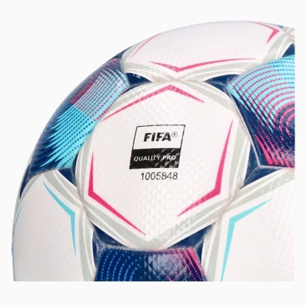 Vybrať Futbalový loptu Brillant Super TB Fifa PRO, veľkosť 5, farba bielo-modro-ružová