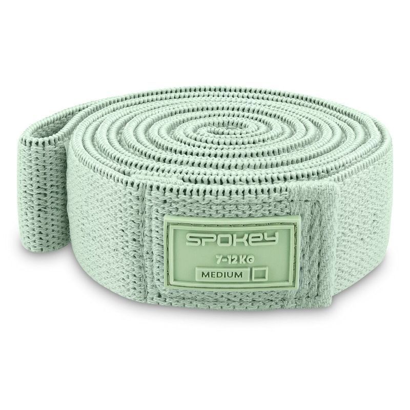 Tréningová guma Spokey 945963, odolnosť 7-12 kg, zelená farba