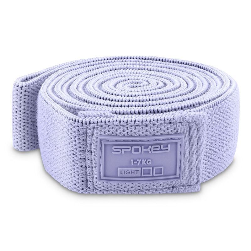 Tréningová guma Spokey 945961, odpor 1-7 kg, farba fialová