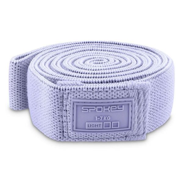 Tréningová guma Spokey 945961, odpor 1-7 kg, farba fialová