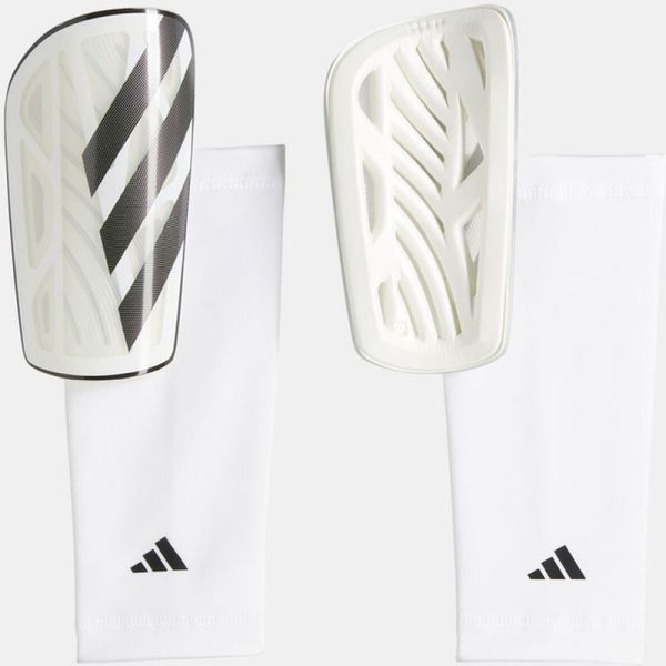 Futbalový chránič Adidas Tiro SG LGE, čierno-biely Futbalový chránič Adidas Tiro SG LGE, čierno-biely