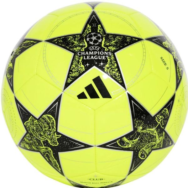 Adidas UCL Klubová futbalová lopta, žlto-čierna Adidas UCL Klubová futbalová lopta, žlto-čierna