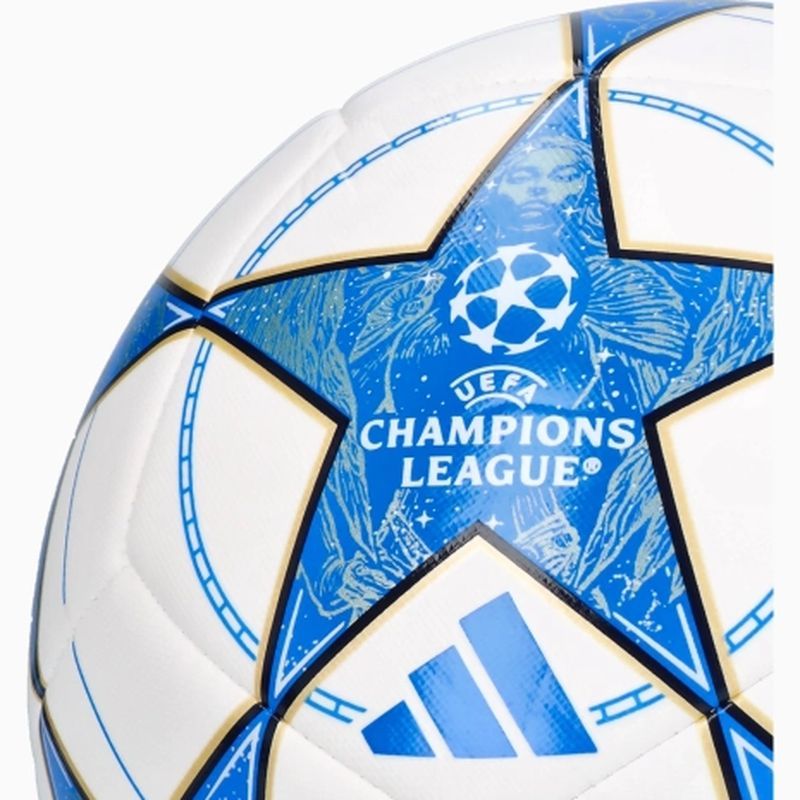 Adidas UCL Training futbalové lopty, veľkosť 4, farba bielo-modro-zlatá