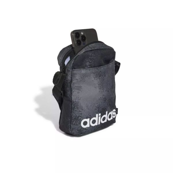 Vrecko Adidas Lin G ORG, JV5274, šedo-čierna farba