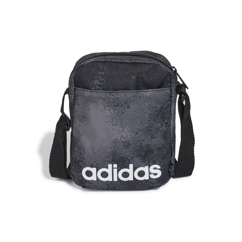 Vrecko Adidas Lin G ORG, JV5274, šedo-čierna farba