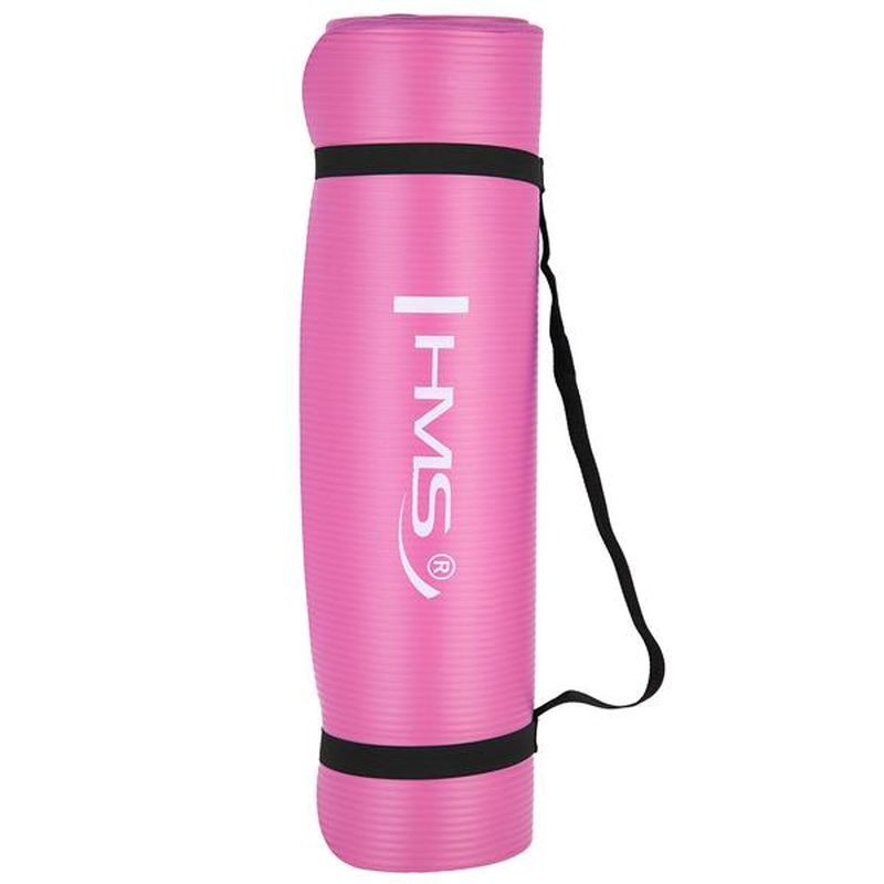 Fitness podložka HMS YM03, ružová farba
