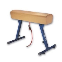 Gymnastický kôň bez opratí, prírodná koža