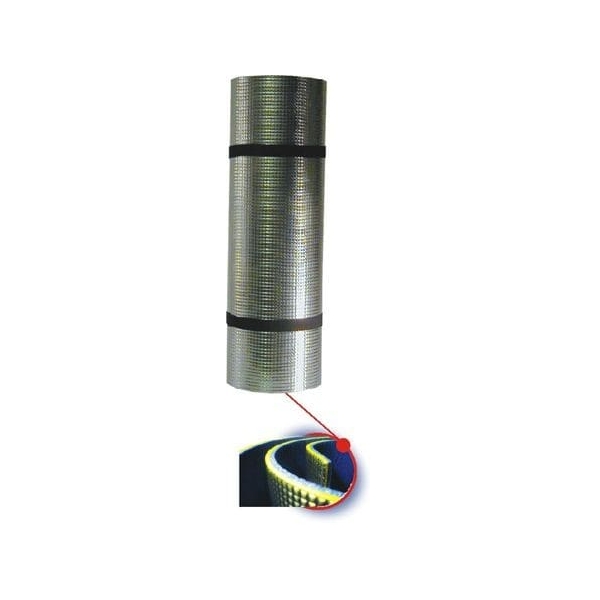 10 mm karimatka. Dvojitá vrstva s hliníkovou fóliou. 10 mm karimatka. Dvojitá vrstva s hliníkovou fóliou.