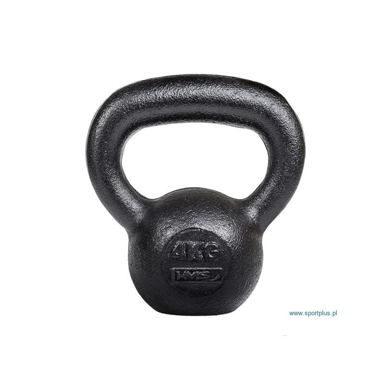 Kettlebell liatinový HMS 4 kg