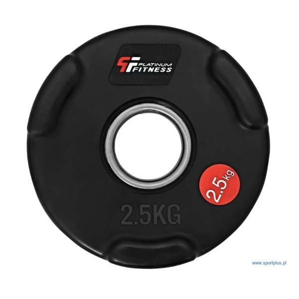 Pogumované závažie na činku fi 50 mm, 2,5 kg Pogumované závažie na činku fi 50 mm, 2,5 kg