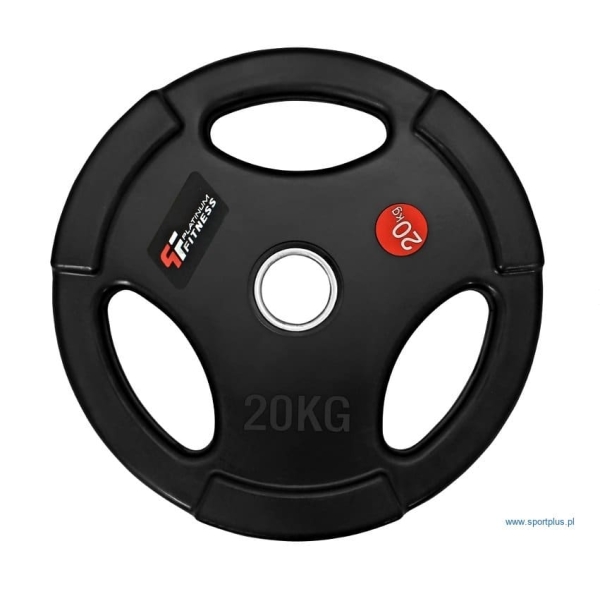 Pogumované závažie na činku fi 50 mm, 20 kg Pogumované závažie na činku fi 50 mm, 20 kg